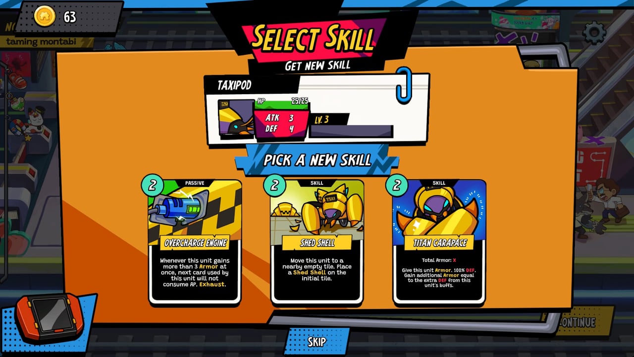 Montabi team facing enemies in turn-based combat
